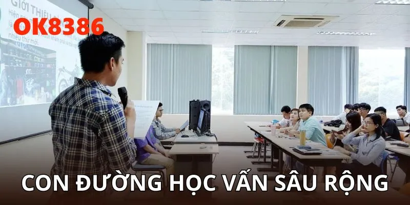 CEO: Vũ Phan của OK8386 là một người có học vấn sâu rộng CEO: Vũ Phan của OK8386 là một người có học vấn sâu rộng